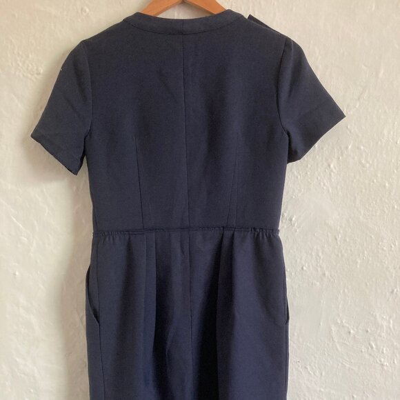 BCBG MaxAzria Thick Work "Kammy" Dress in Navy sz 06 - Picture 10 of 10